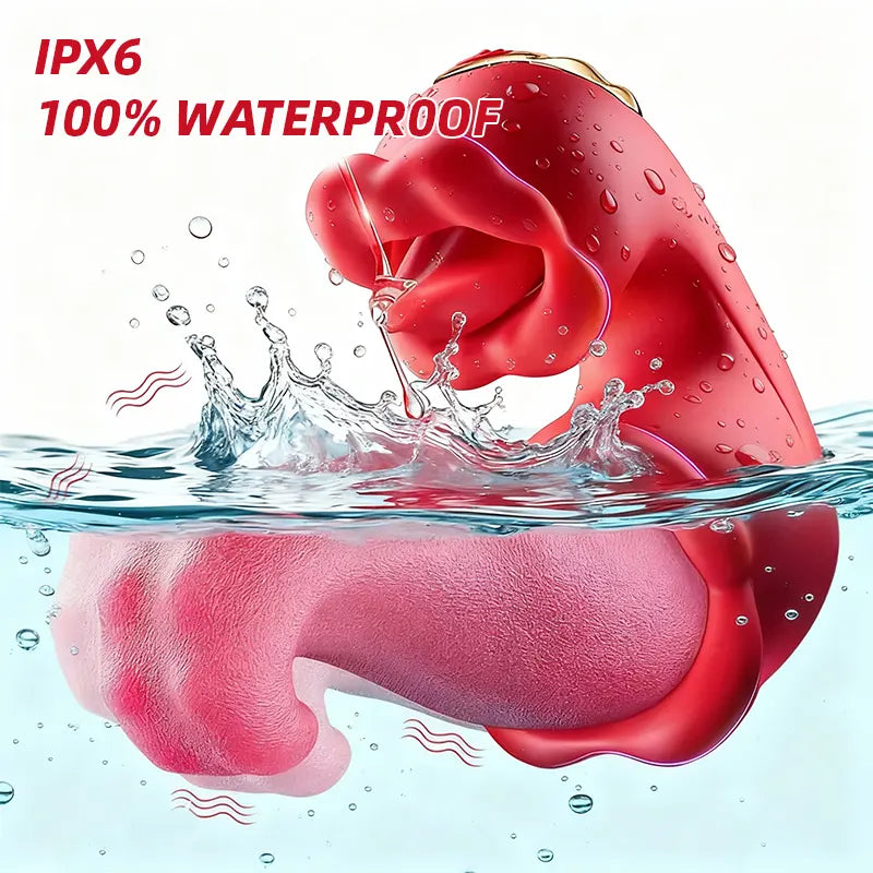 Rose Licking Tongue Vibrator