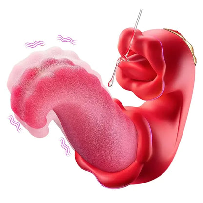 Rose Licking Tongue Vibrator