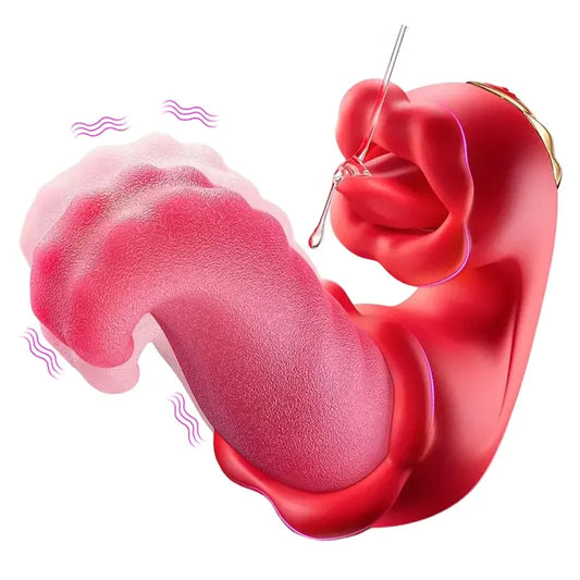 Rose Licking Tongue Vibrator