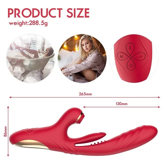 Rabbit-Style Suction Vibrator