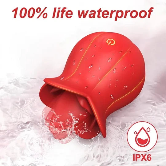 Rose Licking Vibrating Clitoral Stimulator