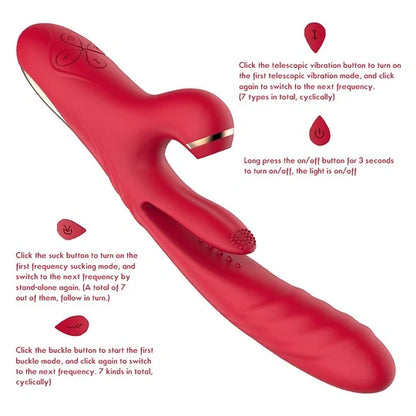 Rabbit-Style Suction Vibrator