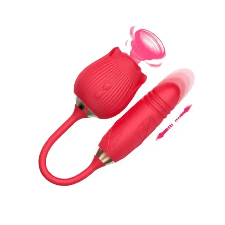 Rose Bullet & Suction Vibrator